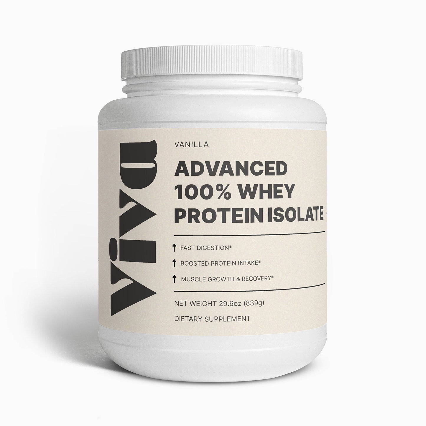 Advanced 100% Whey Protein Isolate (Vanilla)