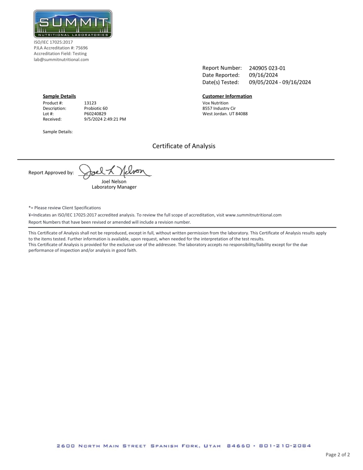 Pre + Probiotic 60 Billion CFU