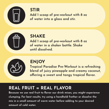 Caffeine Free Tropical Paradise Pre-Workout